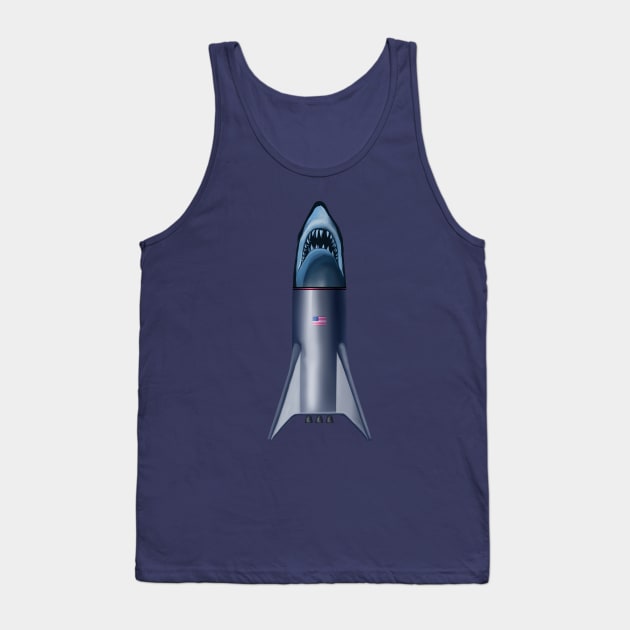 Shark Shuttle Tank Top by TWOintoA